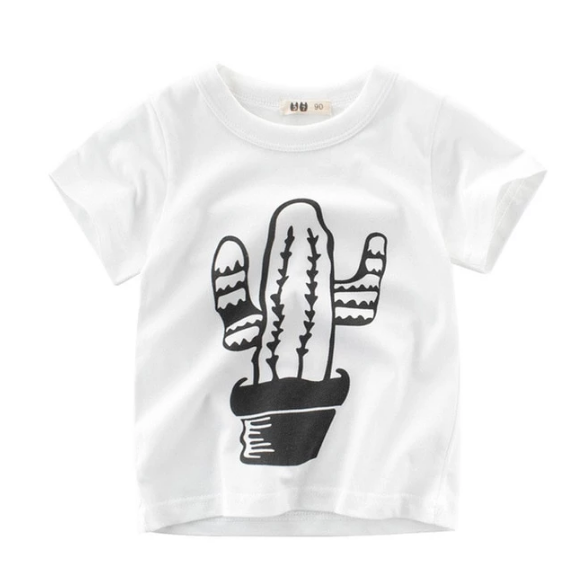 camiseta infantis de algodão e mangas curtas - O Retalho