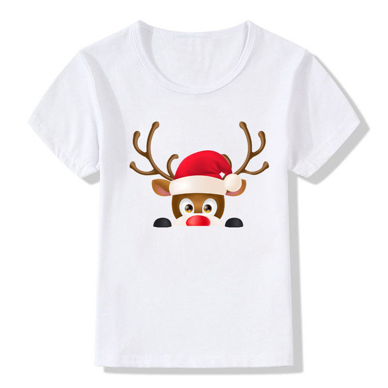 Camiseta infantil fofa de Natal - O Retalho