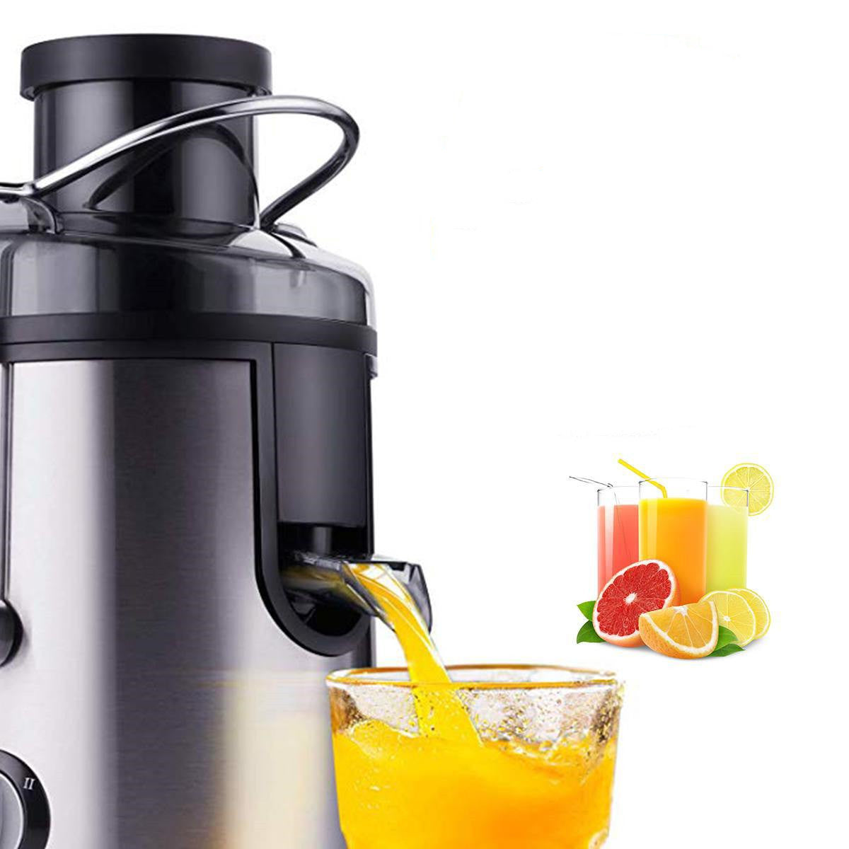 Extrator de Sumo de 800W - Potente e Prático para Sua Cozinha - O Retalho