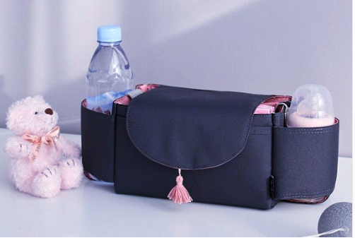 Bolsa organizadora multifuncional para carrinho de bebê - O Retalho