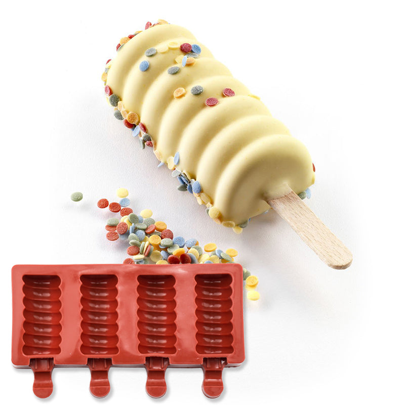 Molde de sorvete de picolé de silicone - O Retalho