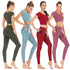 Conjunto de Roupas de Yoga com Bolsos para Mulheres - Tecido Lycra para Máximo Conforto - O Retalho