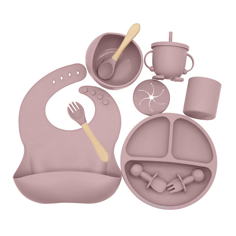 Novo Conjunto de Alimentação Complementar de Silicone para Bebê - O Retalho