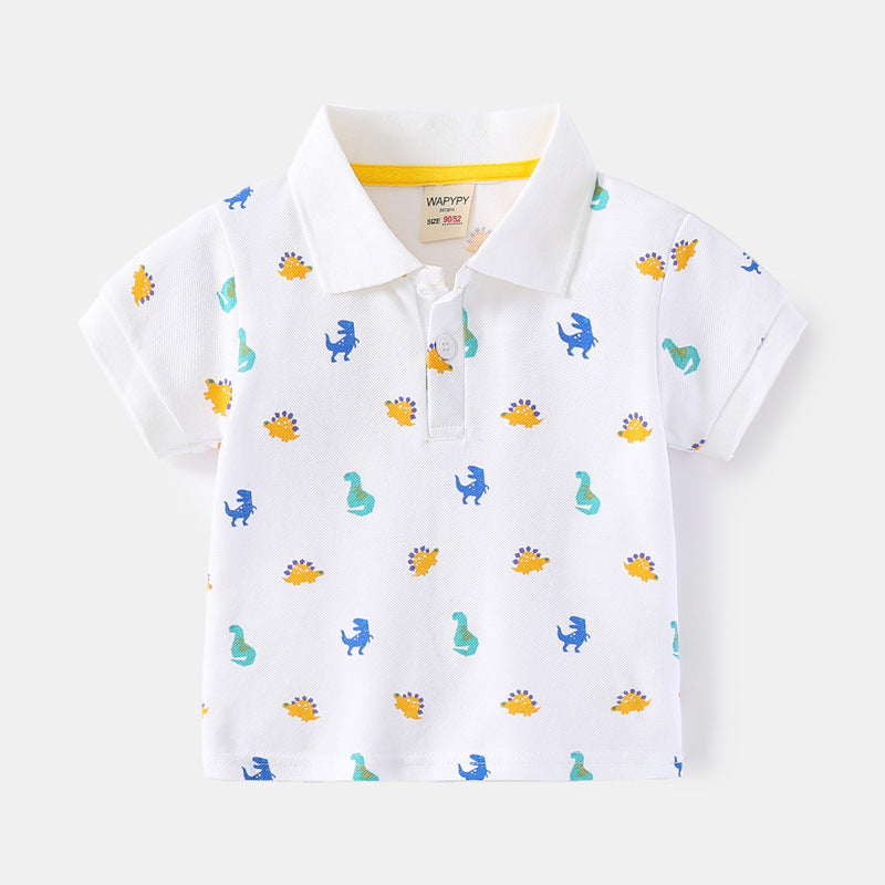 Camisa Polo Infantil Com Mangas Curtas - O Retalho