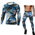 Conjunto de Compressão Camuflado para Esportes - Manga Longa e Calça Justa - O Retalho