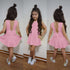 Vestido de princesa com laço menina - O Retalho