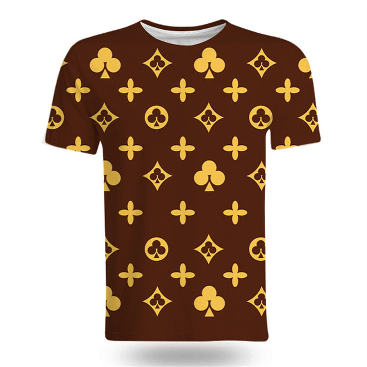 Summer 3d Printing Casual Men's T Shirt - O Retalho