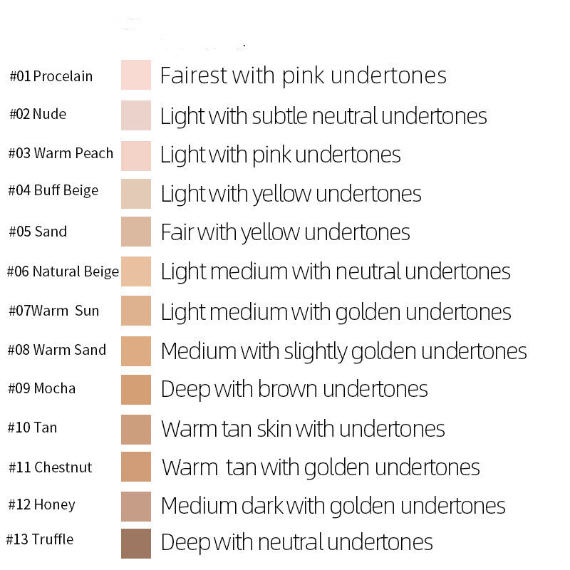 Makeup Liquid Foundation Oil Control Concealer - O Retalho