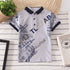Camiseta infantil para meninos de mangas curtas - O Retalho