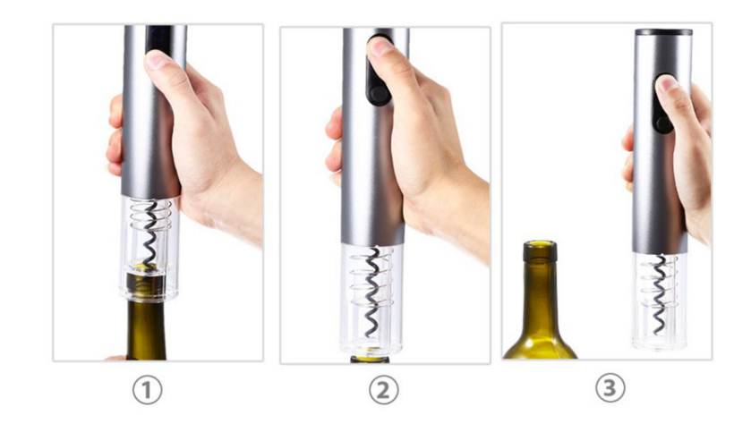 Abridor elétrico automático de garrafas de vinho tinto - O Retalho