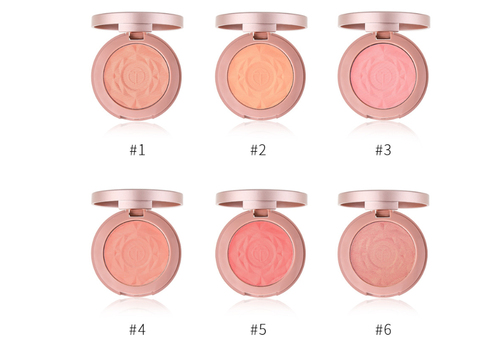 Maquiagem de blush de cor única - O Retalho
