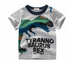 camiseta infantis de algodão e mangas curtas - O Retalho
