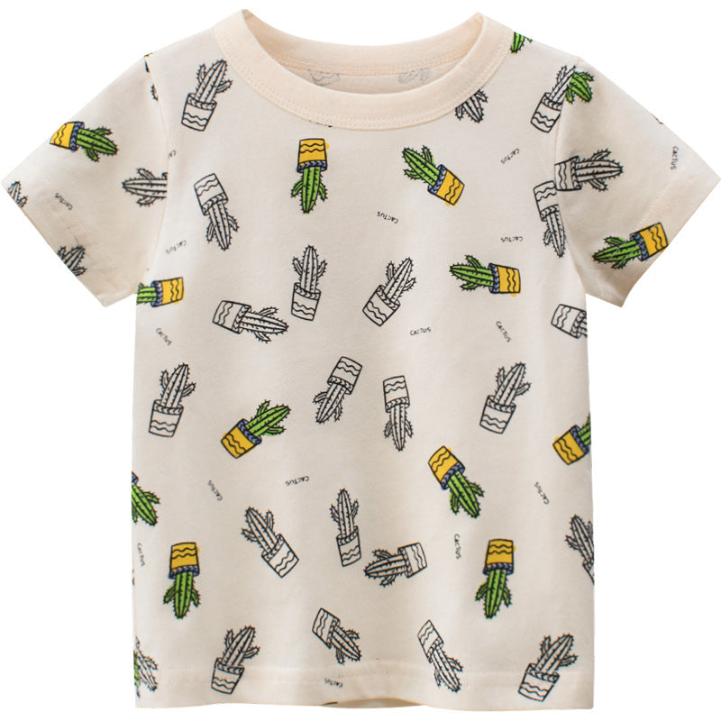 Camiseta de Manga Curta para Meninos - O Retalho