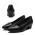 Sapatos de Trabalho de Couro Feminino Preto - O Retalho