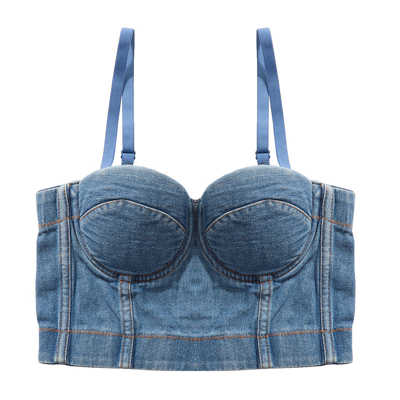 Top de ganga jeans - O Retalho