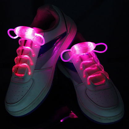Led Sport Shoe Laces Glow Shoe Strings Round Flash Light Shoelaces - O Retalho