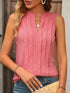 Blusa plissada com decote V - O Retalho