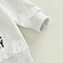 Kids Rugby Letters Print Pullover Long Sleeve Sweatshirt - O Retalho