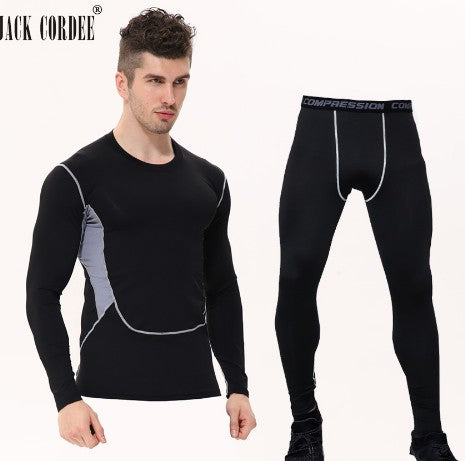Conjunto de Compressão Camuflado para Esportes - Manga Longa e Calça Justa - O Retalho