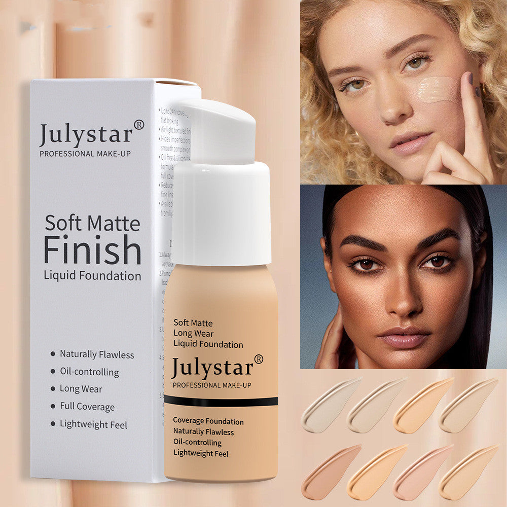 Waterproof Lasting Non Take Off Makeup Concealer Liquid Foundation Beauty Makeup - O Retalho