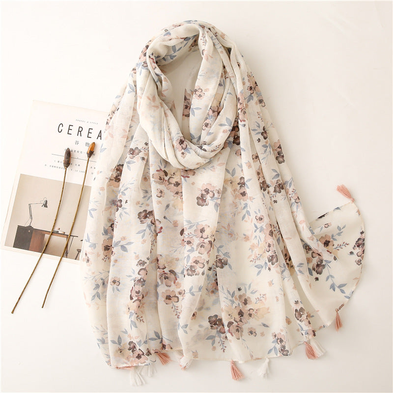 Soft Voile Travel Sun Protection Shawl Scarf - O Retalho