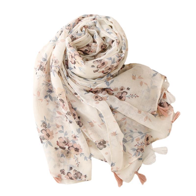 Soft Voile Travel Sun Protection Shawl Scarf - O Retalho