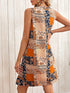 vestido curto com estampa na moda de Verão - O Retalho