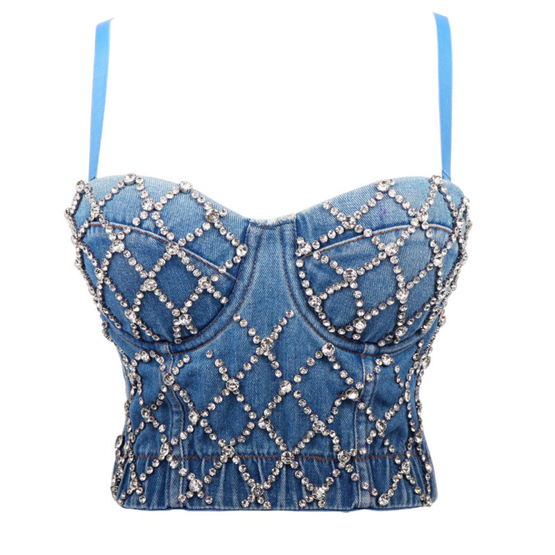 Crop-top de jeans - O Retalho