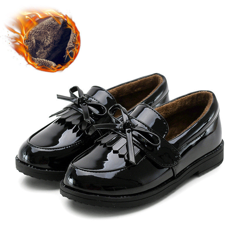 New Korean Black British Style Casual Shoes - O Retalho