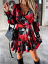 Vestido curto com mangas compridas para Mulheres. - O Retalho