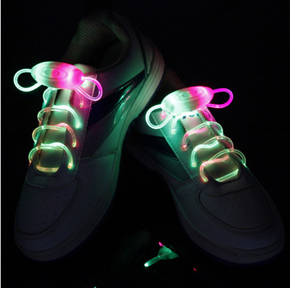 Led Sport Shoe Laces Glow Shoe Strings Round Flash Light Shoelaces - O Retalho