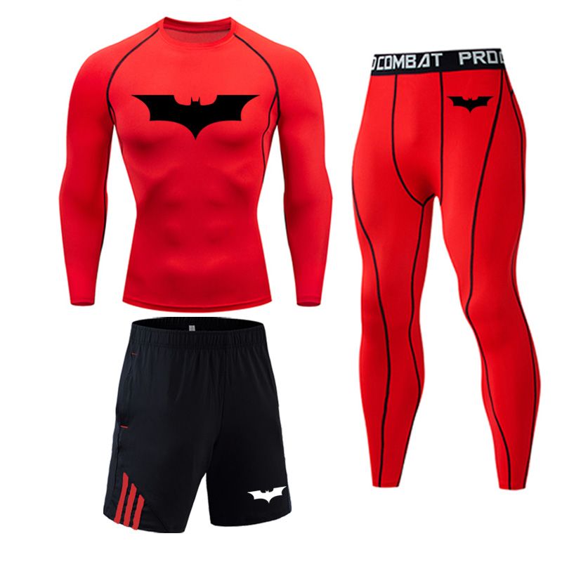 Conjunto de Roupas de Academia Masculino - Secagem Rápida - O Retalho