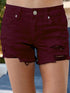 Shorts de jeans de Cintura Alta para Mulheres - O Retalho