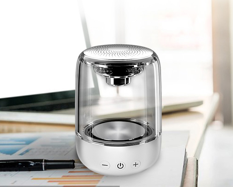 Coluna Bluetooth Portátil Transparente