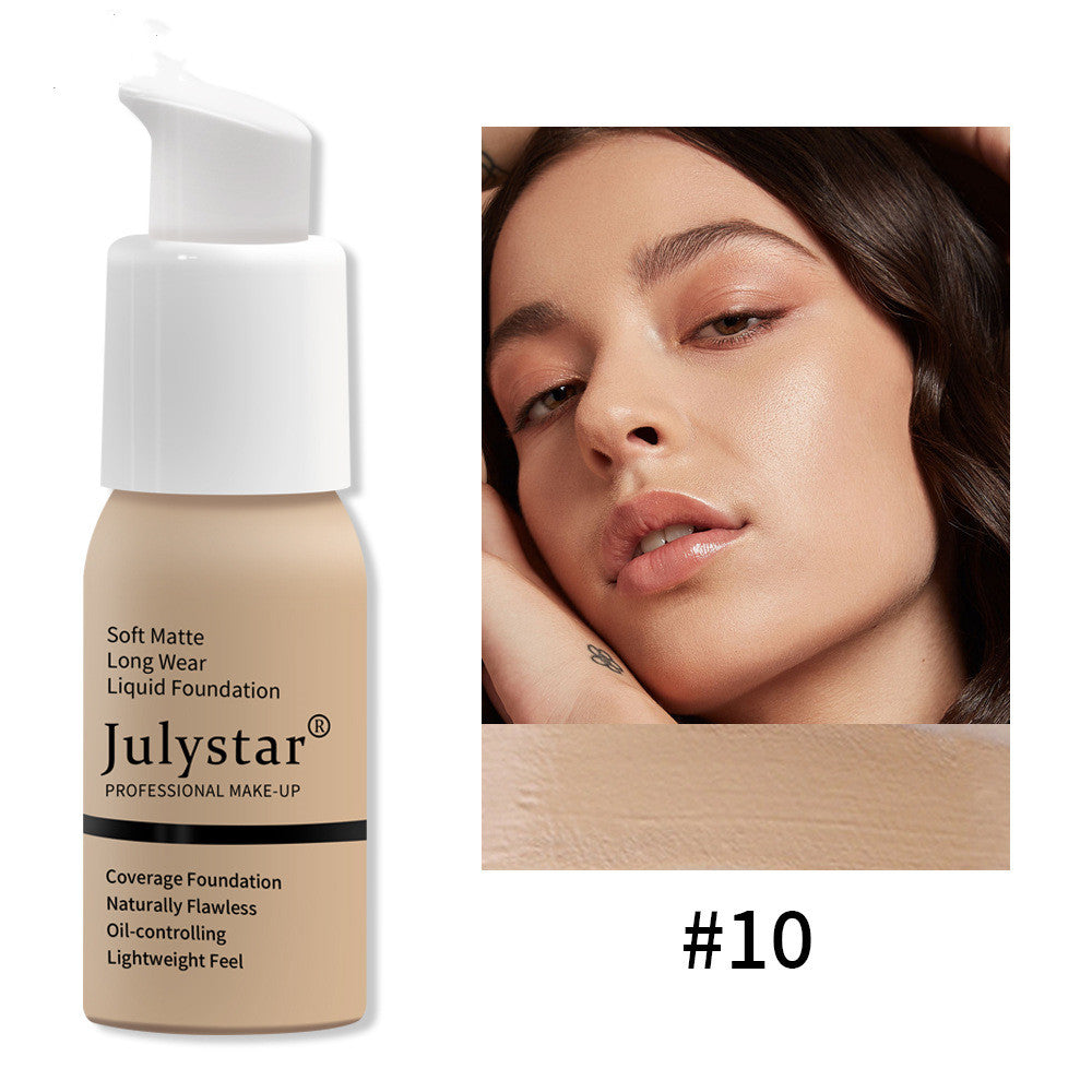 Waterproof Lasting Non Take Off Makeup Concealer Liquid Foundation Beauty Makeup - O Retalho