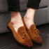 sapatos casual mocassins veludo masculinos - O Retalho
