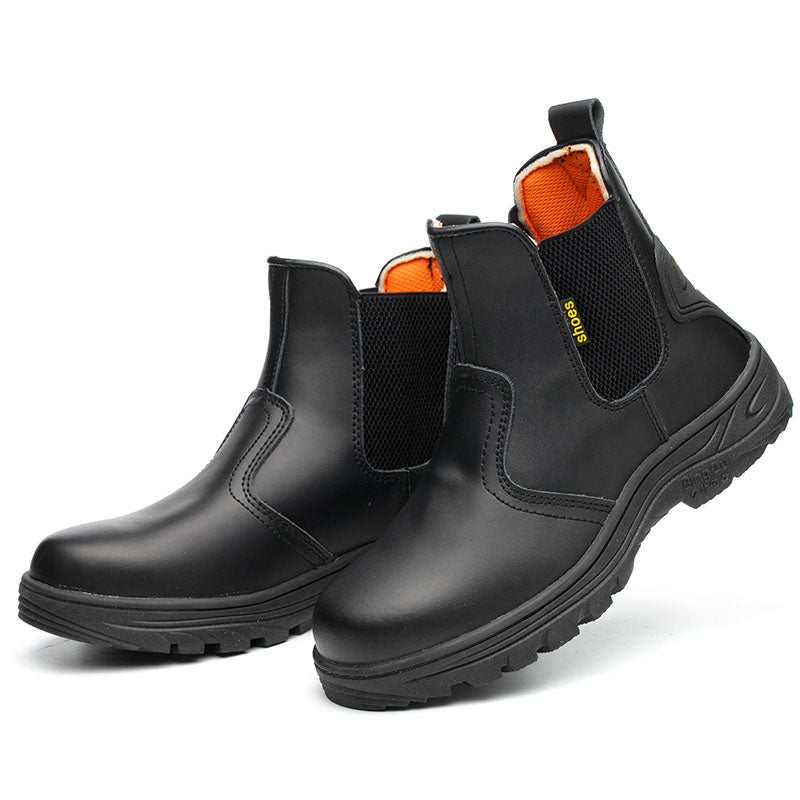 Botas masculinas adequadas para usar em obras - O Retalho