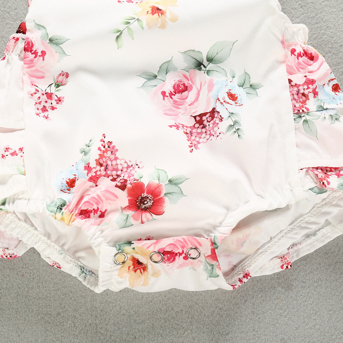Roupa de Bebê Menina Floral para o Verão - O Retalho