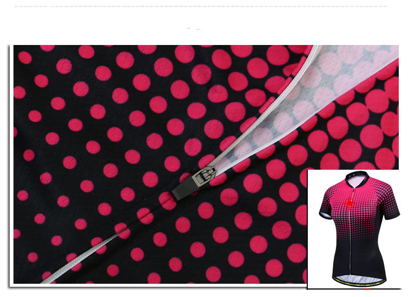 Conjunto de Roupa para Ciclismo com Manga Curta - Estilo Casual para Mulheres Ciclistas - O Retalho