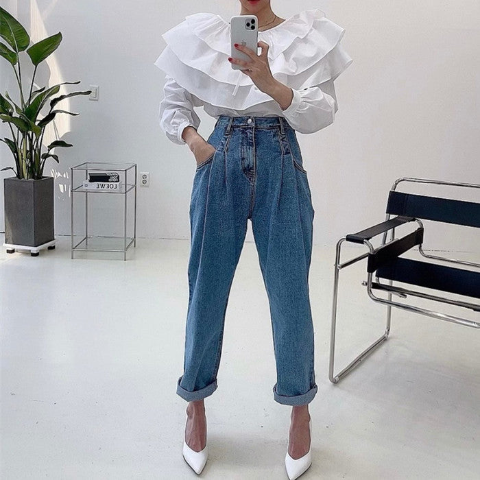 Jeans Harem feminina - O Retalho