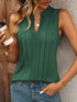 Blusa plissada com decote V - O Retalho
