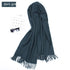 Women's Solid Color Lambswool Fringe Bib - O Retalho