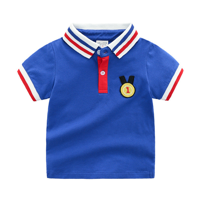 Camiseta Infantil Polo de Manga Curta - O Retalho
