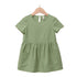 Vestido para meninas com design top e bolsos - O Retalho