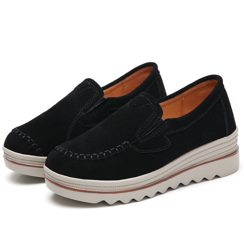 Sapatos casuais para mulheres em couro - O Retalho