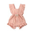 Vestido de bebê com laço e manga - O Retalho