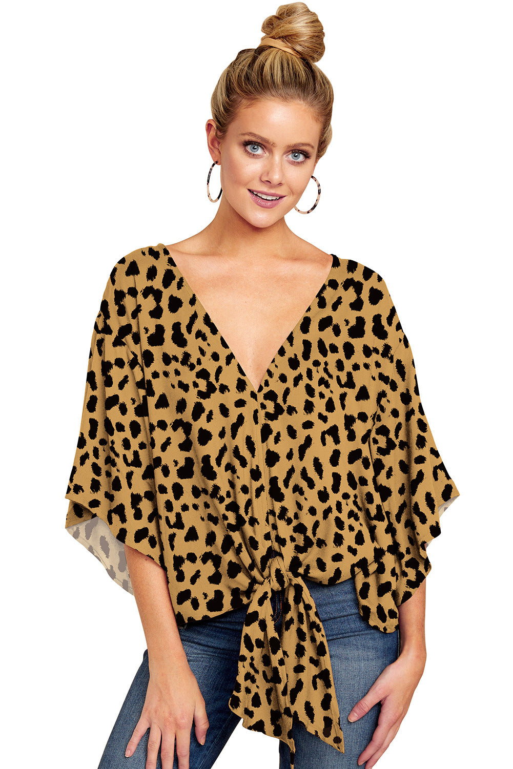 Blusa com decote em v - O Retalho