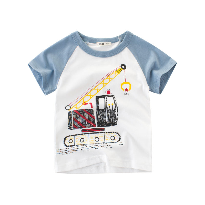 Camiseta para meninos com desenho - O Retalho