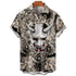 🌑Camisa Havaiana Animal Retro Mito 3D - O Retalho