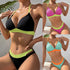 Color Matching Split Swimsuit Women's Triangle Suit